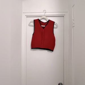 Handmade Knit Sweater Vest